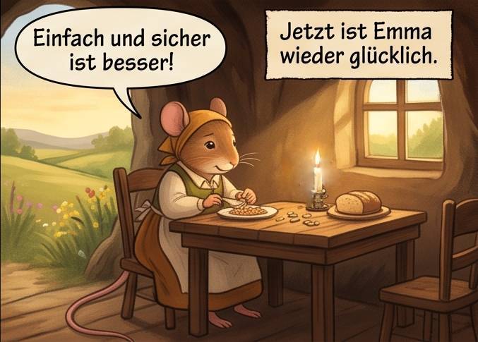 Die Stadtmaus und die Landmaus