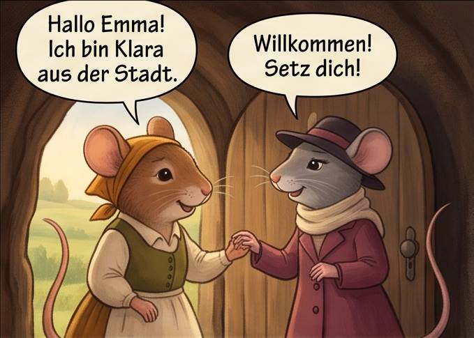Die Stadtmaus und die Landmaus