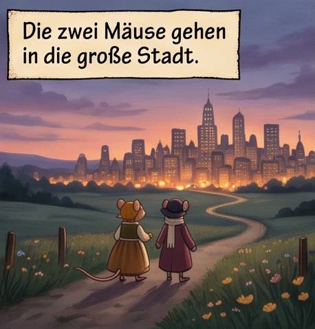 Die Stadtmaus und die Landmaus