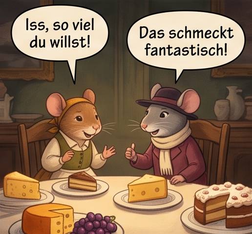 Die Stadtmaus und die Landmaus