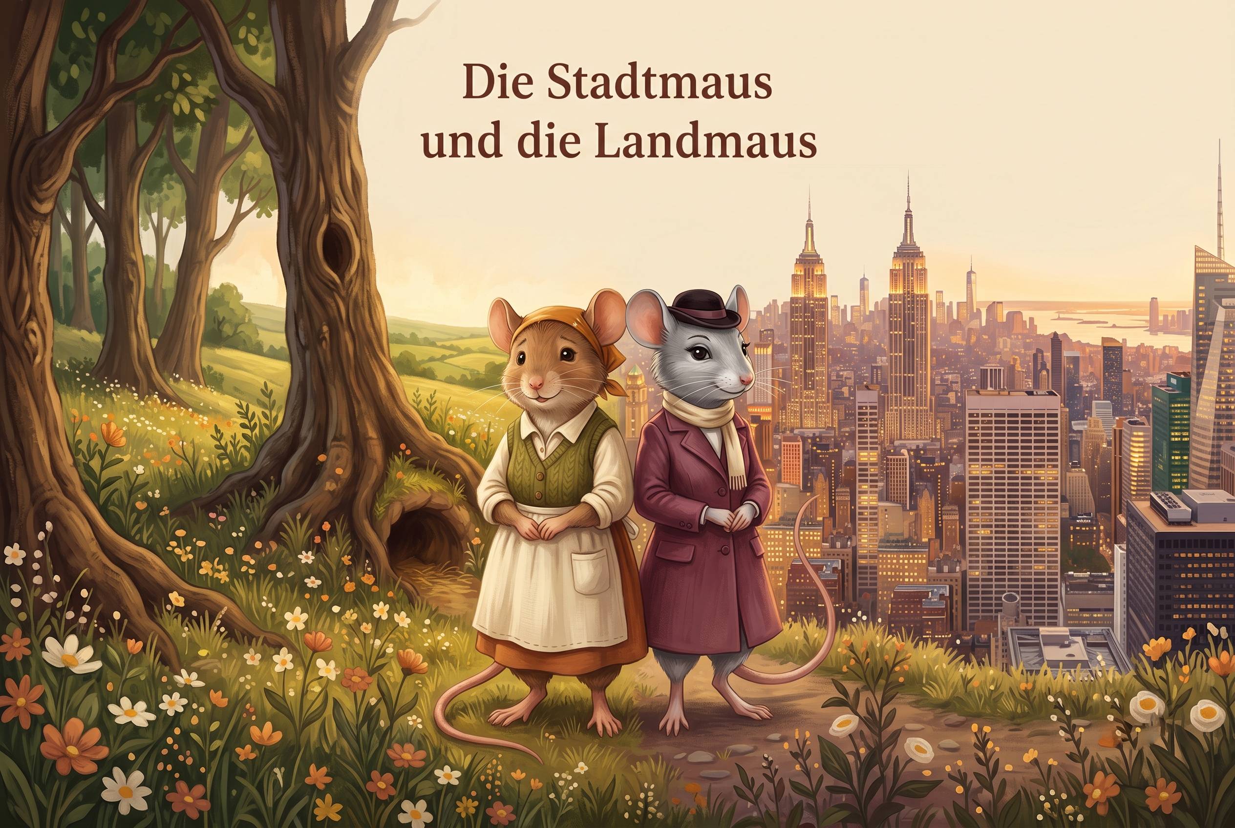 Die Stadtmaus und die Landmaus